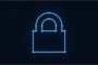 Free padlock neon cybersecurity vector