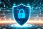 Free ai generated cybersecurity digital shield illustration